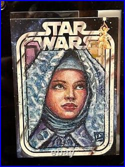 Star Wars Sketch Card 1/1 PSC Celebration David Rabbitte Padme Amidala