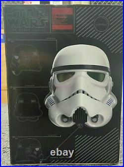 Star Wars The Black Series Rogue One Imperial Stormtrooper Helmet in stock