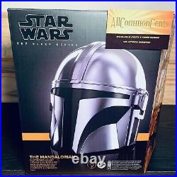 Star Wars The Black Series The Mandalorian Premium Electronic Wearable Helmet
