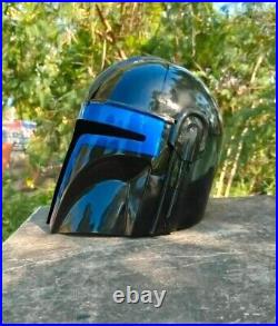 Star Wars The Mandalorian Black & Blue Series Wearable Helmet Collectible Armor