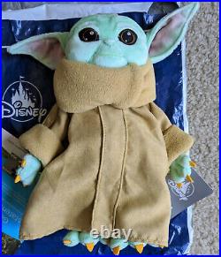 Star Wars The Mandalorian Collector Edition Baby Yoda Plush Official Disney RARE