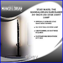 Star Wars The Mandalorian Darksaber 24-Inch LED Desk Light Lamp