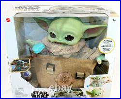 Star Wars The Mandalorian Grogu with Cookie Premium Plush Bundle Mattel Doll
