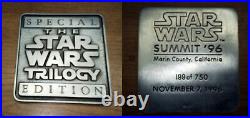 Star Wars Trilogy Paperweight Star Wars Summit 1996 Exclusive Numbered Version