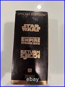 Star Wars Trilogy Special Edition Box Set Vhs 1997 Rare