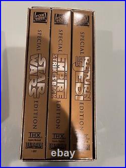 Star Wars Trilogy Special Edition Box Set Vhs 1997 Rare