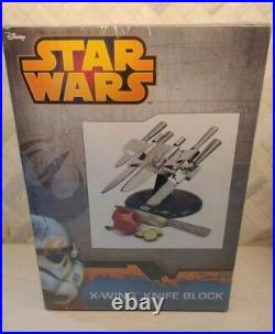 Star Wars X-Wing Knife Block New Unopened Package includes 5 Knives Rare Retired