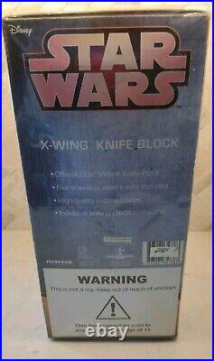 Star Wars X-Wing Knife Block New Unopened Package includes 5 Knives Rare Retired