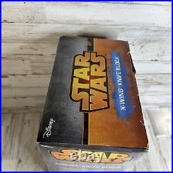 Star Wars X-Wing Knife Block Set NOS With Original Box Never Used