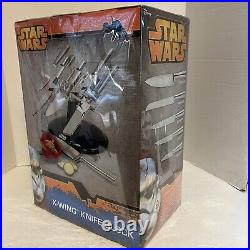 Star Wars X-Wing Knife Block in the original unopened package- includes 5 Knives