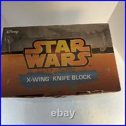 Star Wars X-Wing Knife Block in the original unopened package- includes 5 Knives