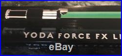 Star Wars Yoda Green Lightsaber Force FX 2007 Master Replicas with Box SW-217