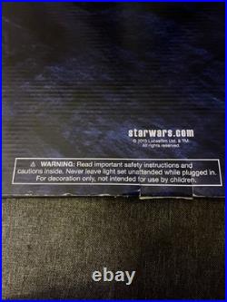 Star Wars Yoda Lighted Wall Decor by Lucasfilm 2013 Vintage BEWARE THE DARK SIDE