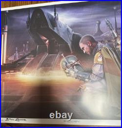 Star wars Celebration Europe Print litho signed Brian Rood Homecoming