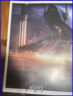 Star wars Celebration Europe Print litho signed Brian Rood Homecoming