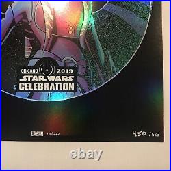 Star wars Celebration Limited Edition Ahsoka Tano Print #450/525 8x10 RARE