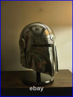 Star wars Series Mandalorian Metal Helmet With Liner Wearable Handmade helmet