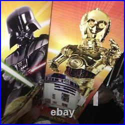 Star wars celebrate the saga cheez-it sign. Two piece Display