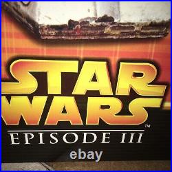 Star wars celebrate the saga cheez-it sign. Two piece Display