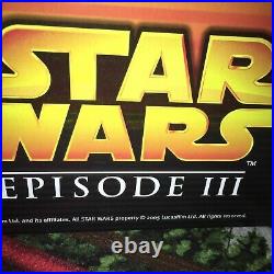 Star wars celebrate the saga cheez-it sign. Two piece Display