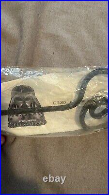 Starwars celebration 2005 comic con darth daver straw new sealed