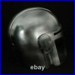 Steel Mandalorian Helmet With Liner and Chin Strap For LARP/Costumes/Role Plays