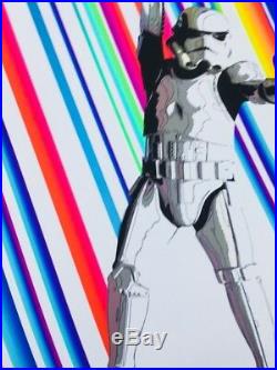 Stormtrooper Star Bright Mr Clever Star Wars Movie Darth Vader mondo moss Print