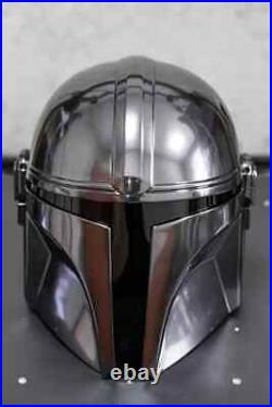 THE MANDALORIAN HELMET COSPLAY PREMIUM STEEL STAR WARS Celebrations Gift