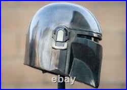 The Mandalorian 18 Guage Steel Medieval Star Wars Boba Fatt Mandalorian Helmet