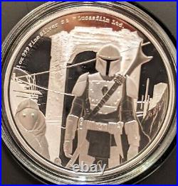 The Mandalorian Star Wars, 1 oz Silver Proof, Disney Ltd Ed 5000, The Perth Mint