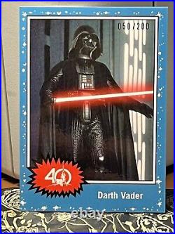 Topps Star Wars /200 Darth Vader 40th Anniversary Card Celebration Promo
