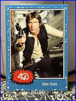 Topps Star Wars /200 Han Solo 40th Anniversary Card Celebration Exclusive Promo