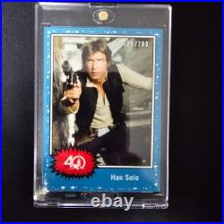 Topps Star Wars /200 Han Solo 40th Anniversary Card Celebration Exclusive Promo