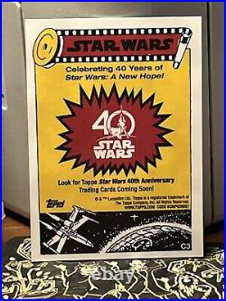 Topps Star Wars /200 Han Solo 40th Anniversary Card Celebration Exclusive Promo