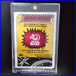 Topps Star Wars /200 Han Solo 40th Anniversary Card Celebration Exclusive Promo