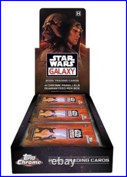 Topps Star Wars Galaxy 2025Trading Cards Hobby Box 18 PacksFactory Sealed