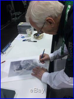 Tsuneo Sanda Original Boba Fett Art Signed Jeremy Bulloch Star Wars Celebration