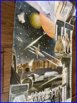 VINTAGE RARE 1978 STAR WARS VINYL Wallpaper Full Roll 57 Sq. Ft, 21 in x 11 yd