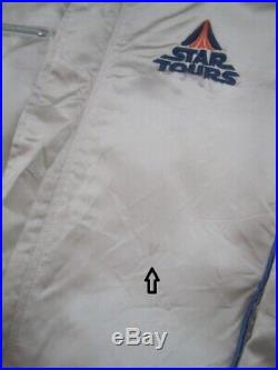 VTG 1986 Disney Star Tours Wars satin jacket Original
