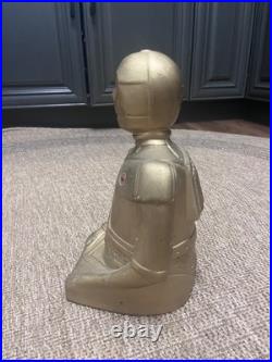 Vintage -1979ceramic C-3PO gold bust lamp