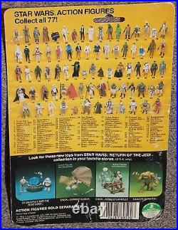 Vintage 1983 Star Wars Bib Fortuna Action Figure New In The Package & Star Case