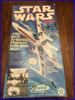 Vintage Estes Star Wars Maxi Brute X-Wing Fighter Model Rocket Never Assembled Vintage Estes Star Wars Maxi Brute X-Wing Fighter Model Rocket Never Assembled