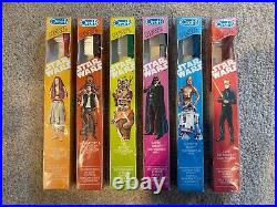 Vintage Lot (6) 1983 Star Wars Oral-b Toothbrush New Sealed Complete
