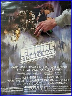 Vintage Original Empire Strike's Back. Original Vintage One Sheet