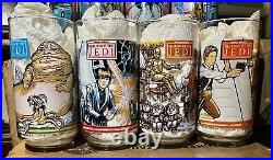 Vintage Star Wars Collector Cups Complete Set Of 12 From 1977, 1980 & 1983 (BK)