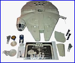 Vintage Star Wars Millenium Falcon 1970s 100% Complete With Box