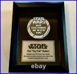 Vintage Star Wars Toy Fair Promotional Pin Kenner Toys 1978
