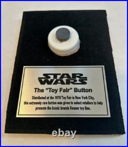 Vintage Star Wars Toy Fair Promotional Pin Kenner Toys 1978