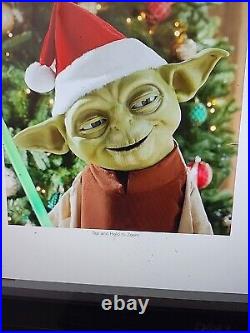 Yoda Animatronic Disney Star Wars Seasonal FREE FAST SHIPPING