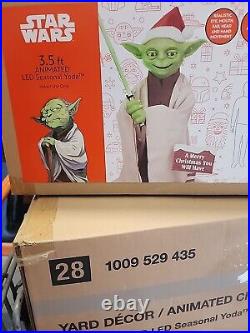 Yoda Animatronic Disney Star Wars Seasonal FREE FAST SHIPPING